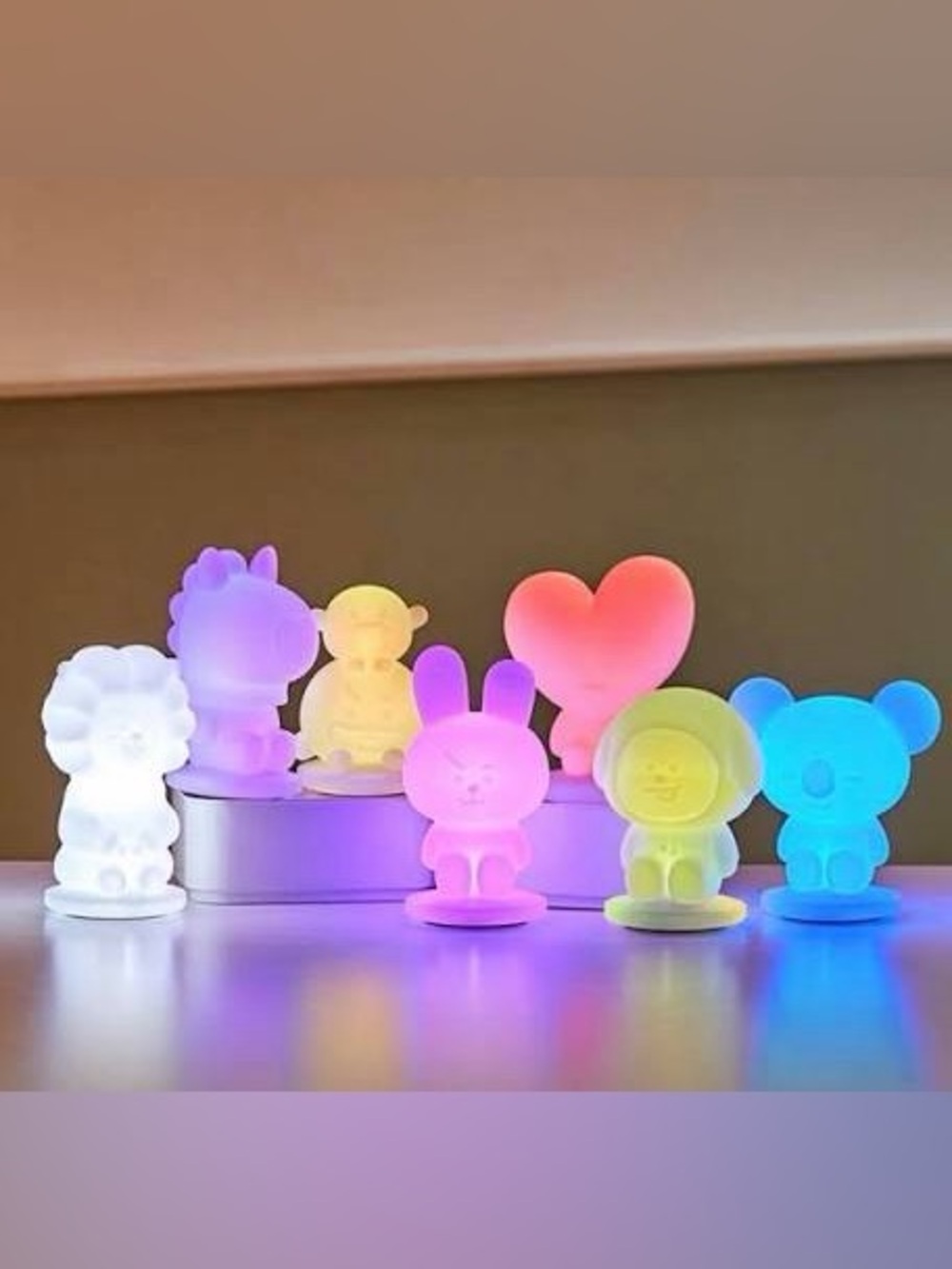 Official LINE Store BT21 Cooky color changing lamp